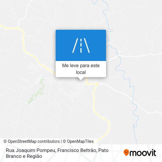 Rua Joaquim Pompeu mapa