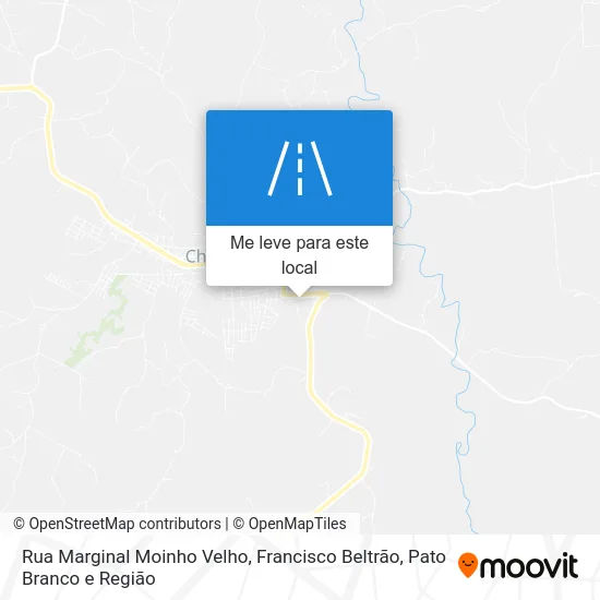 Rua Marginal Moinho Velho mapa