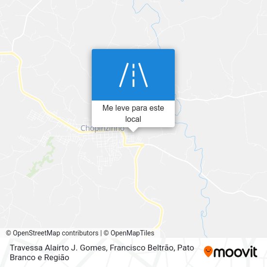 Travessa Alairto J. Gomes mapa