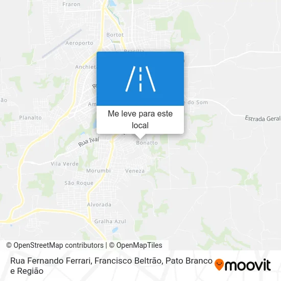 Rua Fernando Ferrari mapa