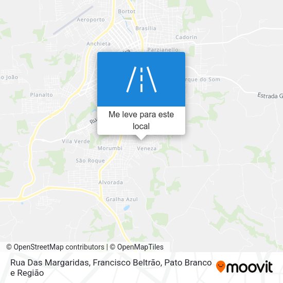 Rua Das Margaridas mapa