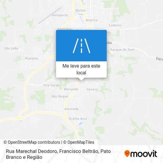 Rua Marechal Deodoro mapa