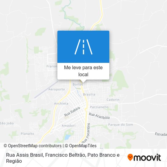 Rua Assis Brasil mapa