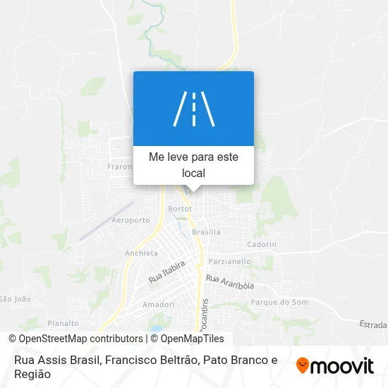 Rua Assis Brasil mapa
