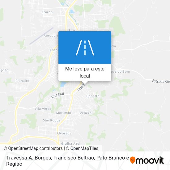 Travessa A. Borges mapa