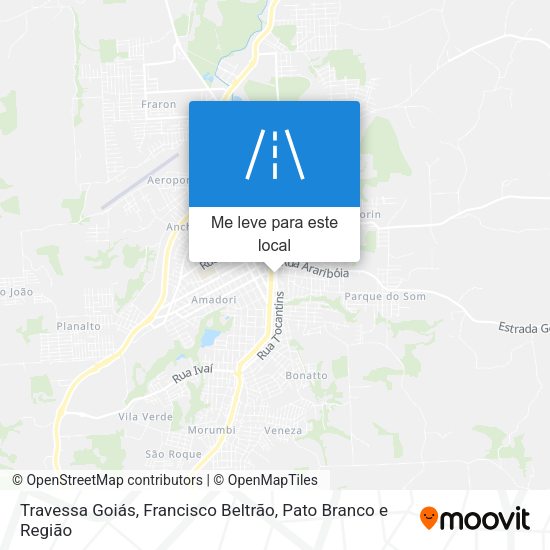 Travessa Goiás mapa