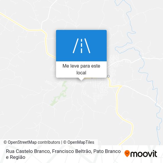 Rua Castelo Branco mapa