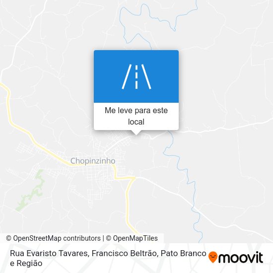 Rua Evaristo Tavares mapa