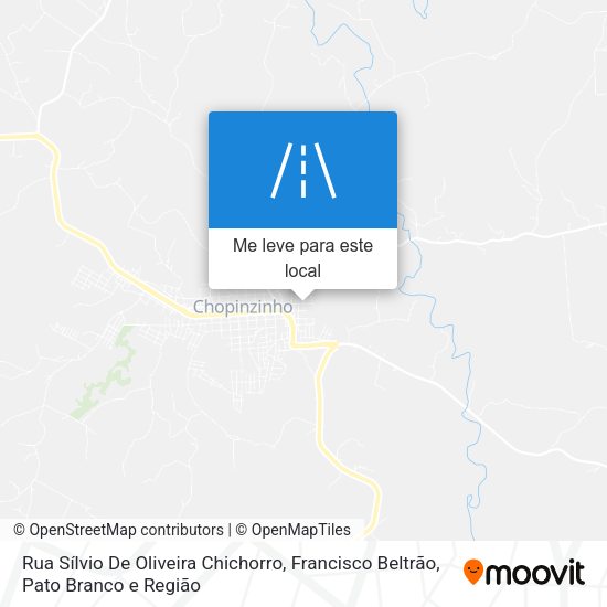 Rua Sílvio De Oliveira Chichorro mapa