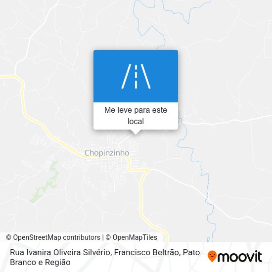 Rua Ivanira Oliveira Silvério mapa