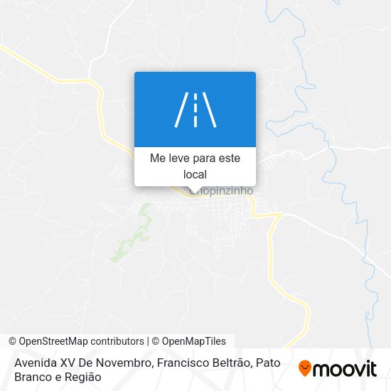 Avenida XV De Novembro mapa