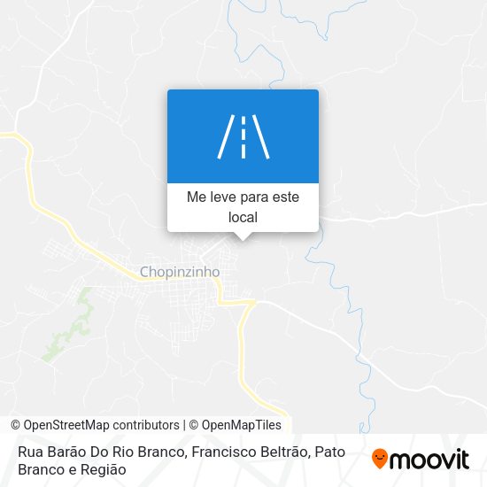 Rua Barão Do Rio Branco mapa
