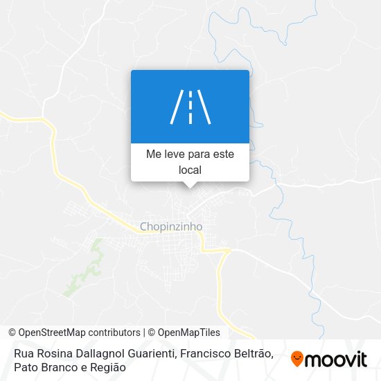 Rua Rosina Dallagnol Guarienti mapa
