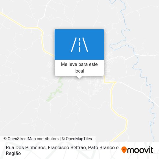 Rua Dos Pinheiros mapa