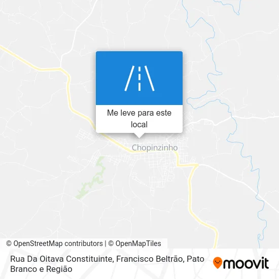 Rua Da Oitava Constituinte mapa