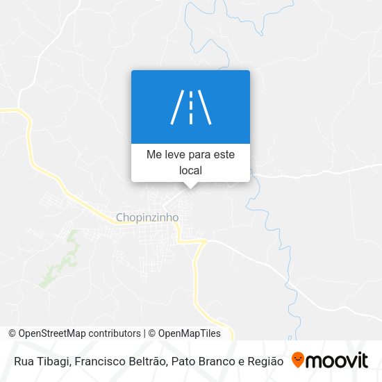 Rua Tibagi mapa