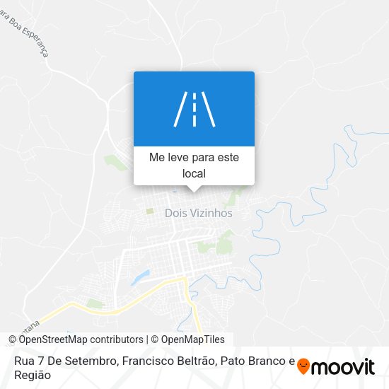 Rua 7 De Setembro mapa