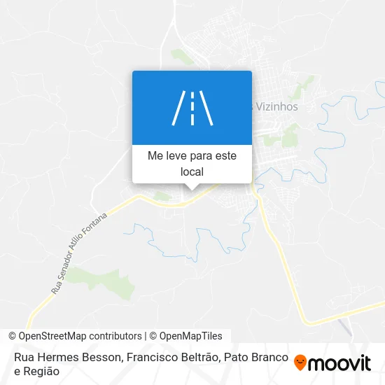 Rua Hermes Besson mapa