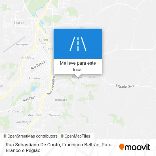 Rua Sebastiano De Conto mapa