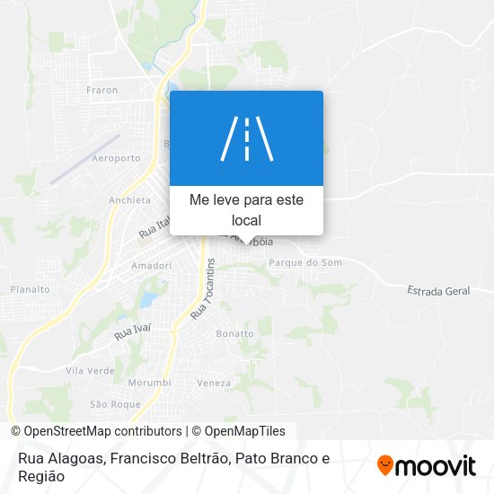 Rua Alagoas mapa