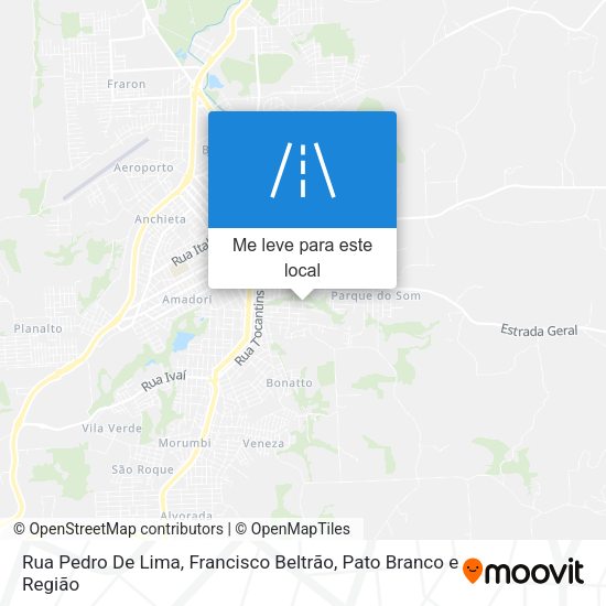 Rua Pedro De Lima mapa