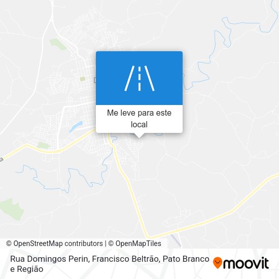 Rua Domingos Perin mapa