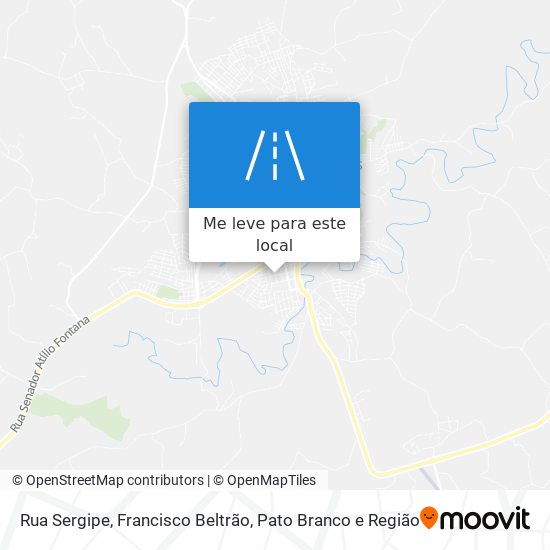 Rua Sergipe mapa