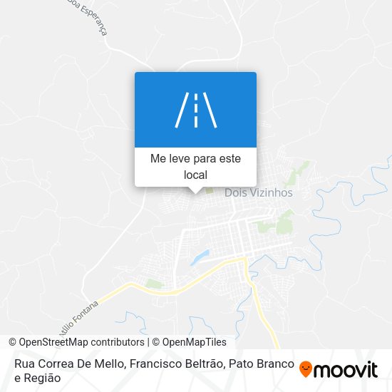 Rua Correa De Mello mapa