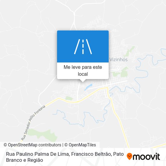 Rua Paulino Palma De Lima mapa