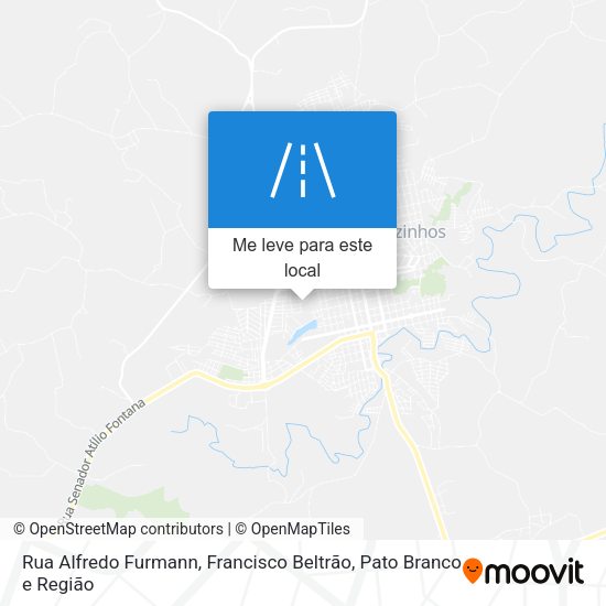 Rua Alfredo Furmann mapa