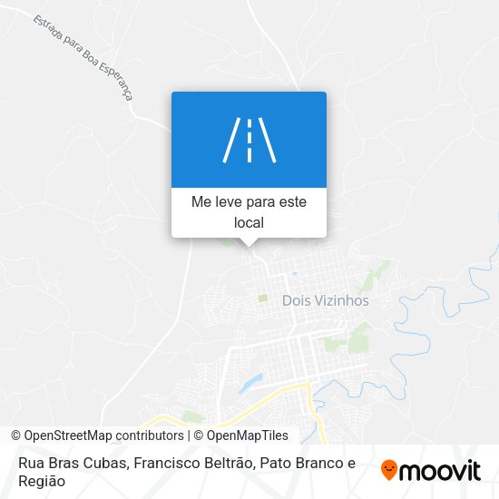 Rua Bras Cubas mapa