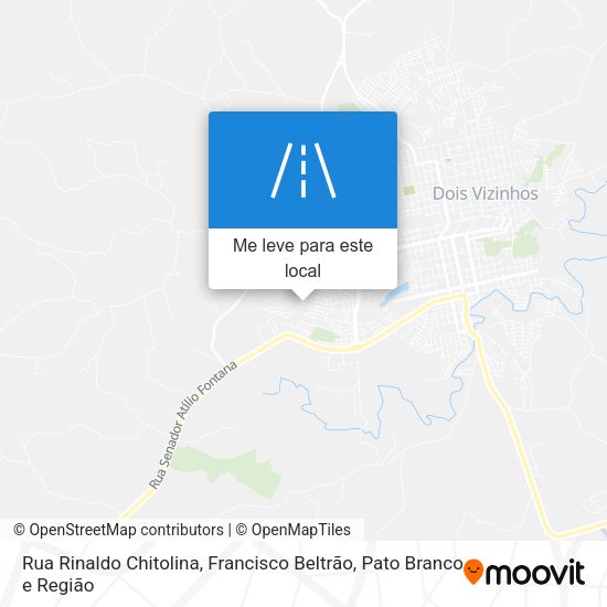 Rua Rinaldo Chitolina mapa