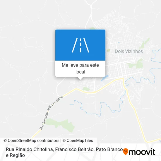 Rua Rinaldo Chitolina mapa