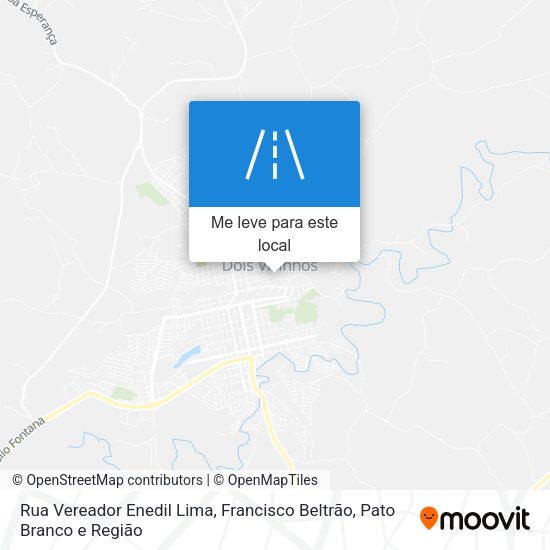 Rua Vereador Enedil Lima mapa