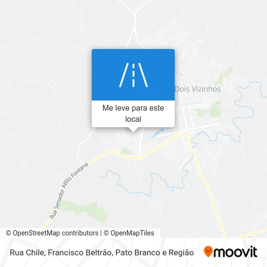 Rua Chile mapa