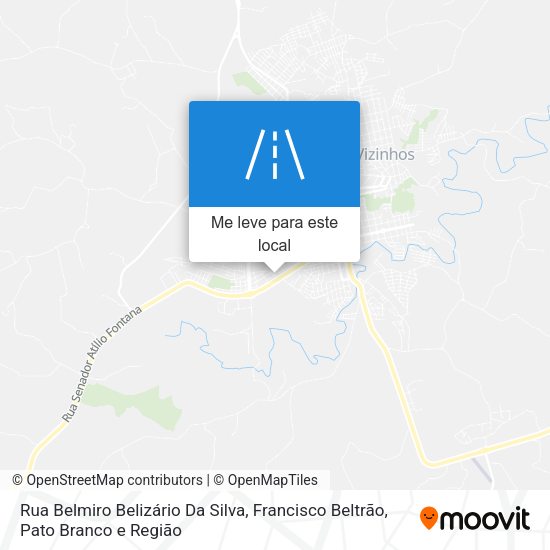 Rua Belmiro Belizário Da Silva mapa