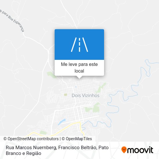Rua Marcos Nuernberg mapa