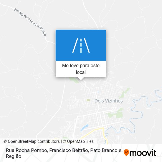 Rua Rocha Pombo mapa