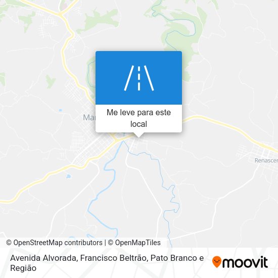 Avenida Alvorada mapa