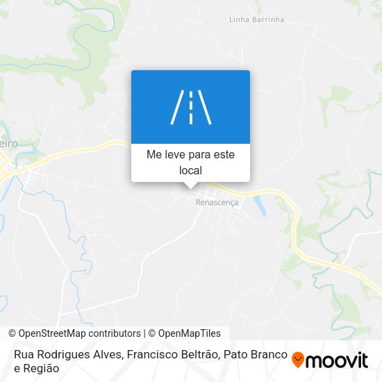 Rua Rodrigues Alves mapa