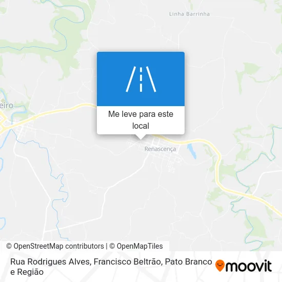 Rua Rodrigues Alves mapa