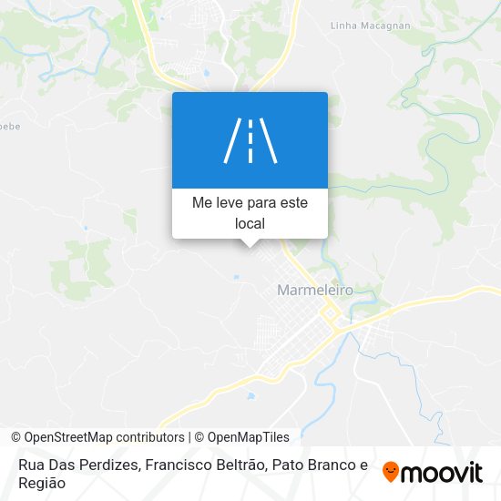Rua Das Perdizes mapa