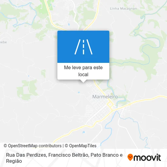 Rua Das Perdizes mapa