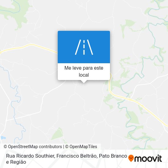 Rua Ricardo Southier mapa