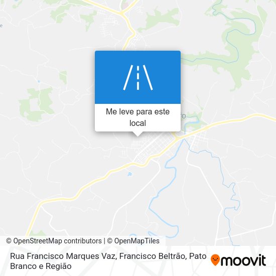 Rua Francisco Marques Vaz mapa