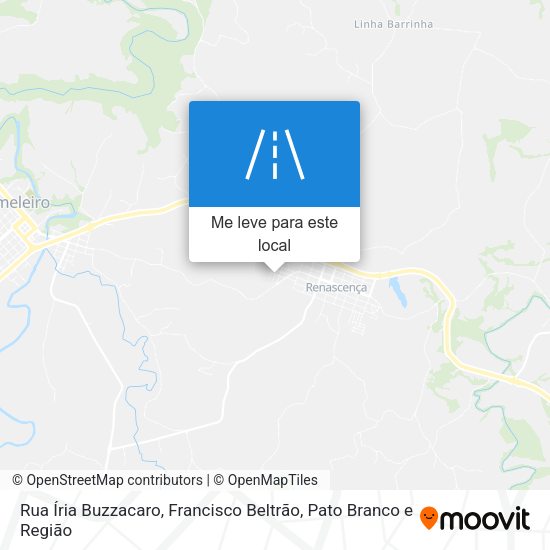 Rua Íria Buzzacaro mapa