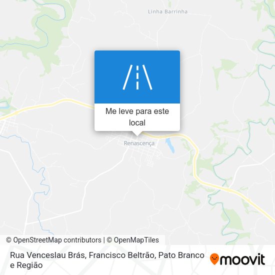 Rua Venceslau Brás mapa