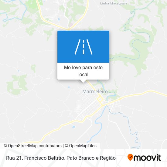 Rua 21 mapa