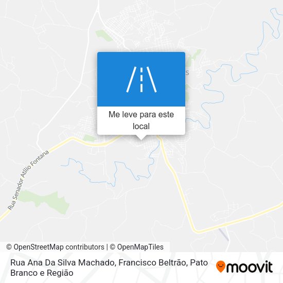 Rua Ana Da Silva Machado mapa