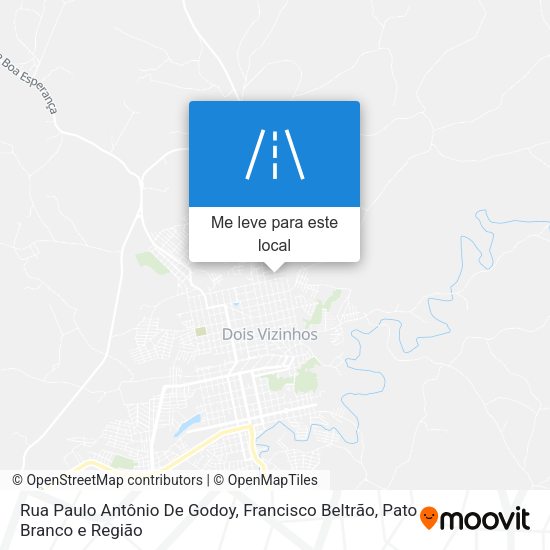 Rua Paulo Antônio De Godoy mapa